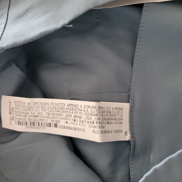 Zara Women's High Waisted Belted Barrel Cargo Trousers Size XS - Picture 12 of 14